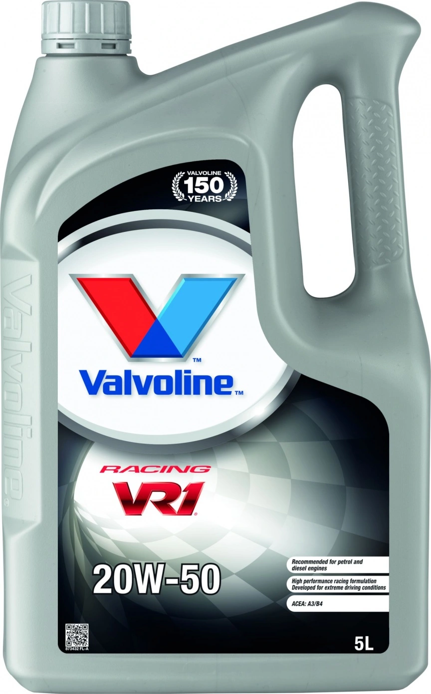 Valvoline VR1 Racing 20W-50 Kilpamoottoriöljy, 5ltr.