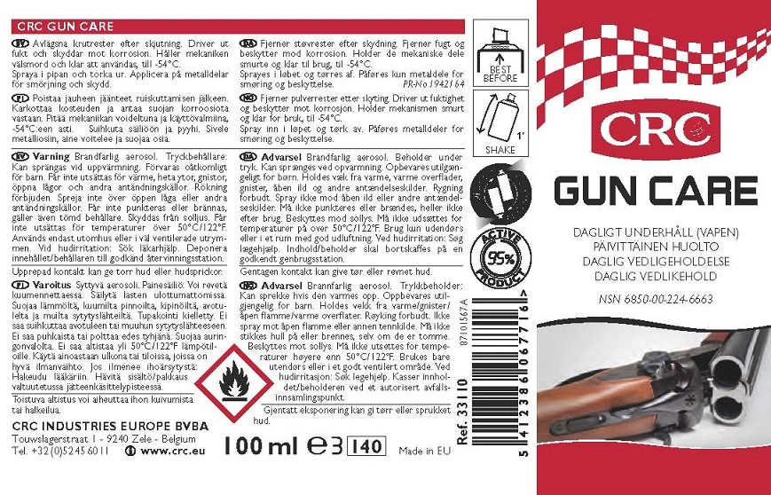 CRC Gun Care -54°C Aseöljy 100ml - Image 2